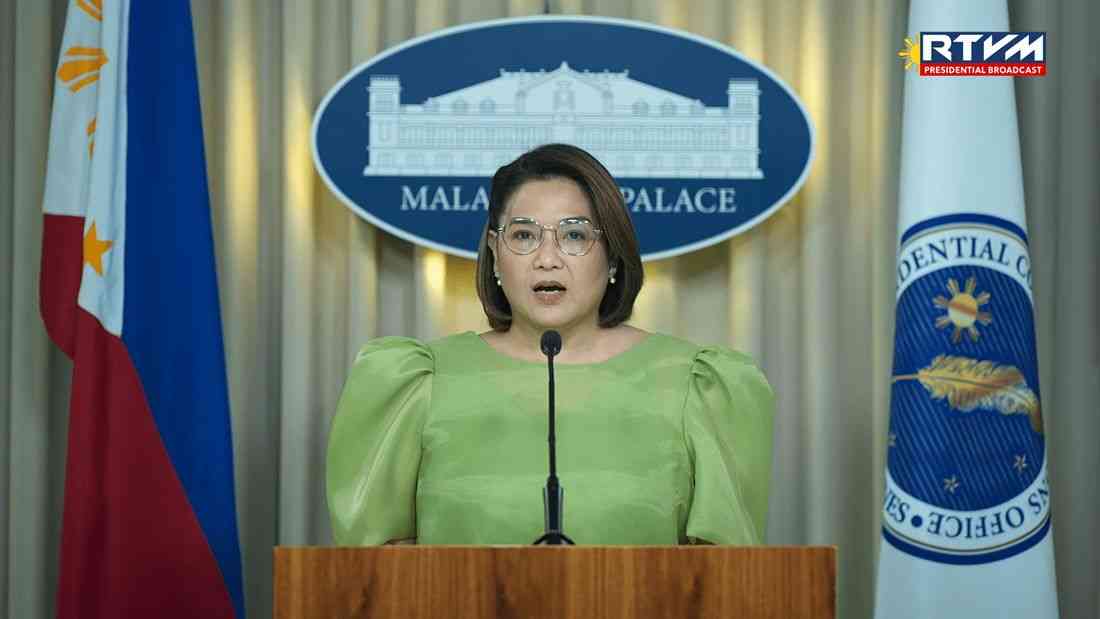 ‘Stop baseless insinuations’: Palace slams Imee Marcos over ‘First Lady Reject’ remark