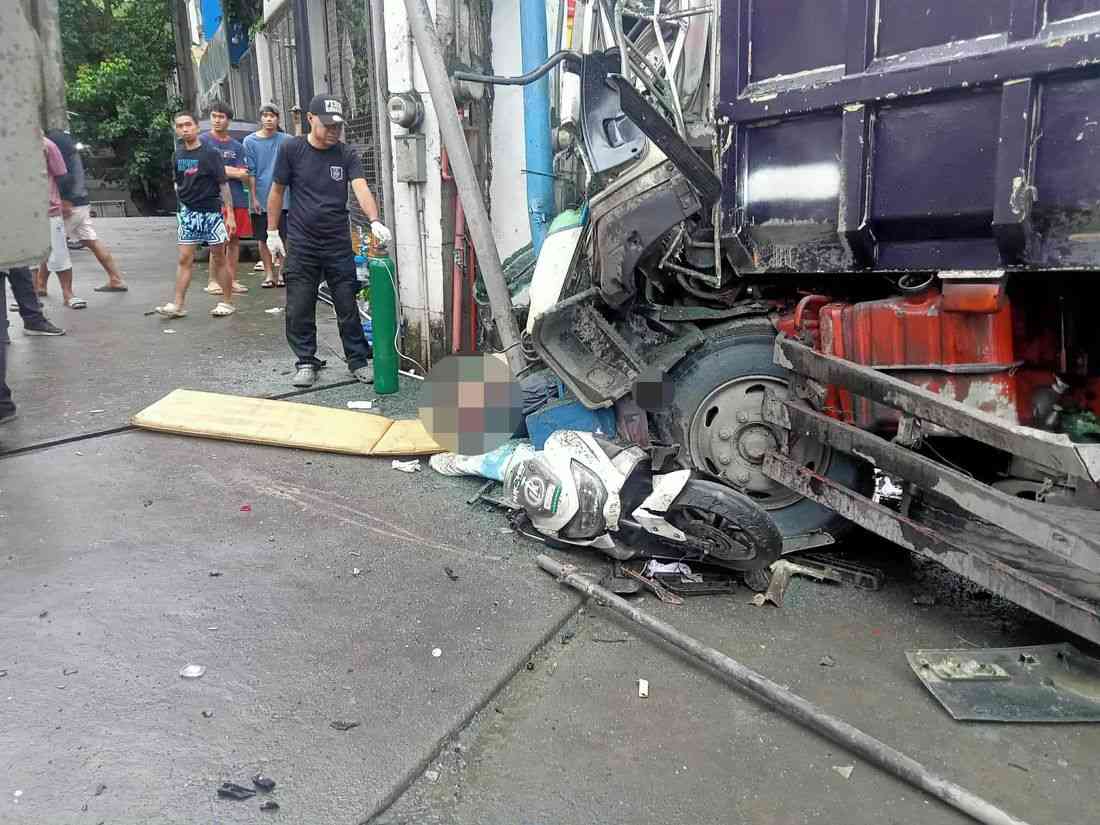 3 dead, 3 injured after truck plows into multiple vehicles in Antipolo City