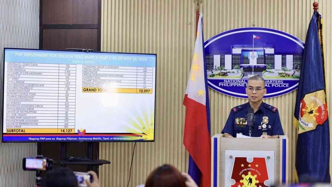Over 15K cops to be deployed for Nov. 30 rally