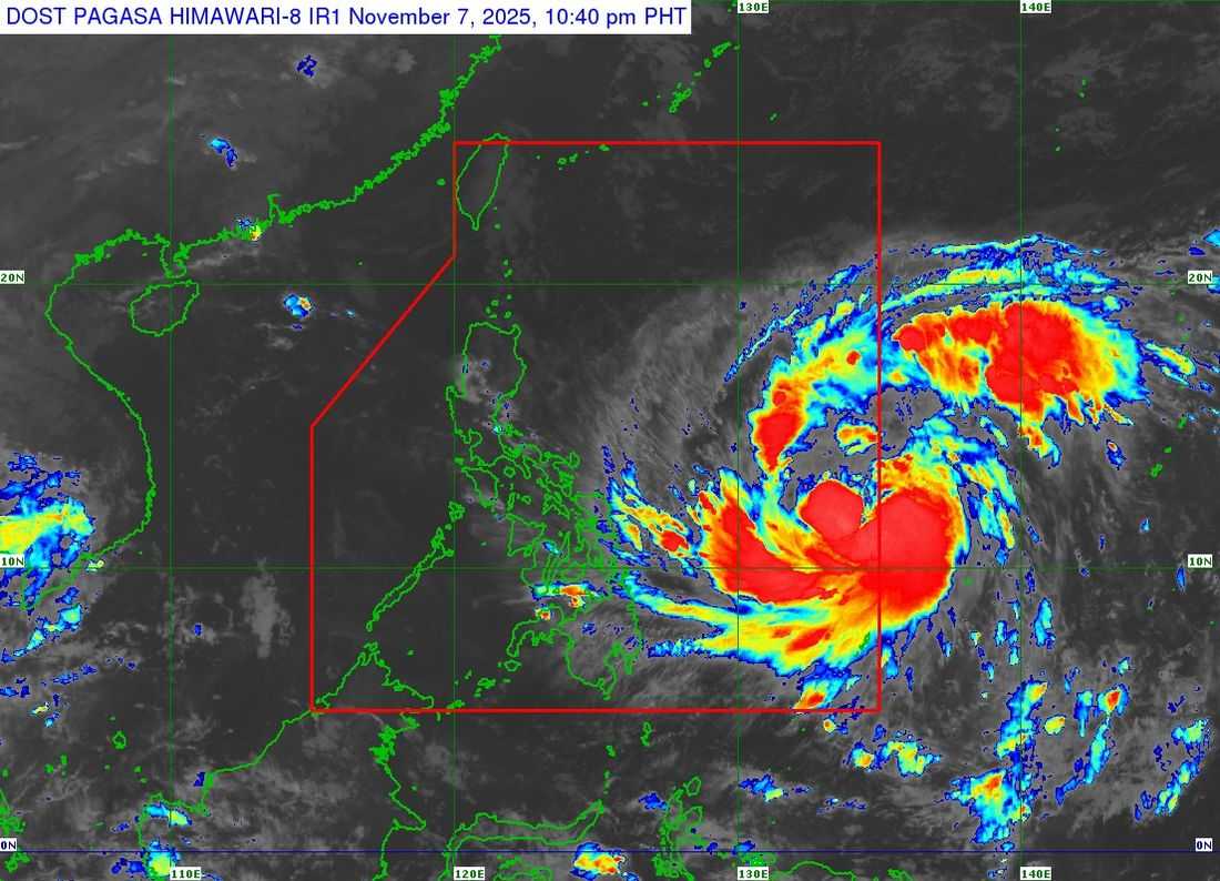Typhoon 'Uwan' enters PAR