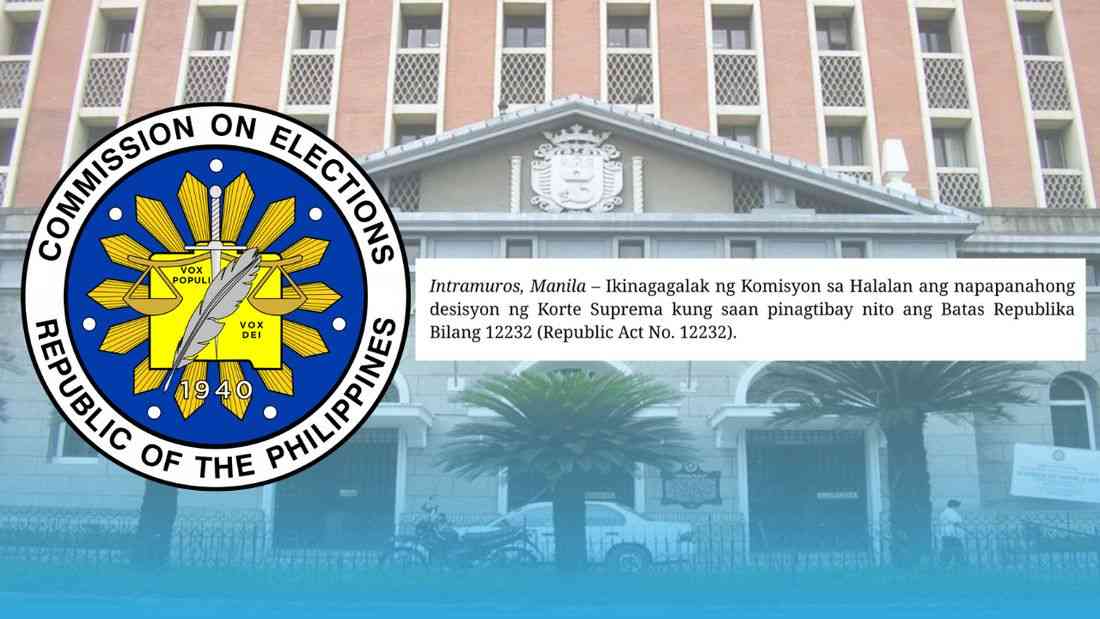 COMELEC welcomes SC ruling upholding 4-year barangay, SK officials term