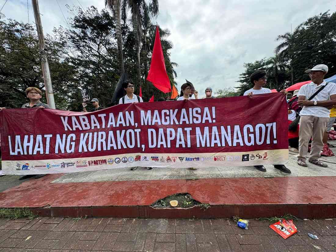 Multisectoral groups hold anti-corruption rallies in Manila on Human Rights Day