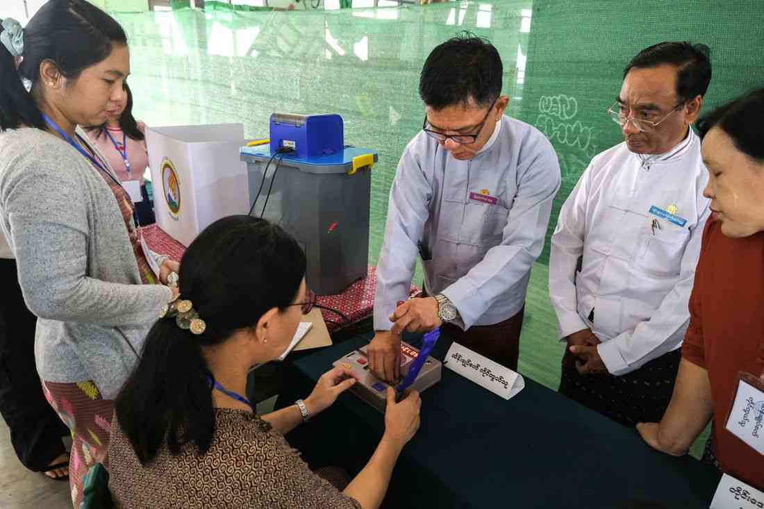 Myanmar votes amid civil war, junta chief down plays presidential role