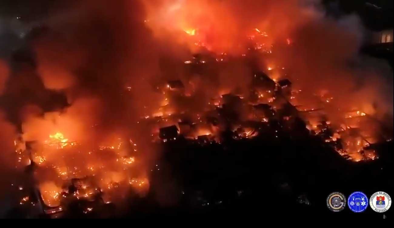 Massive fire hits Happyland, Tondo
