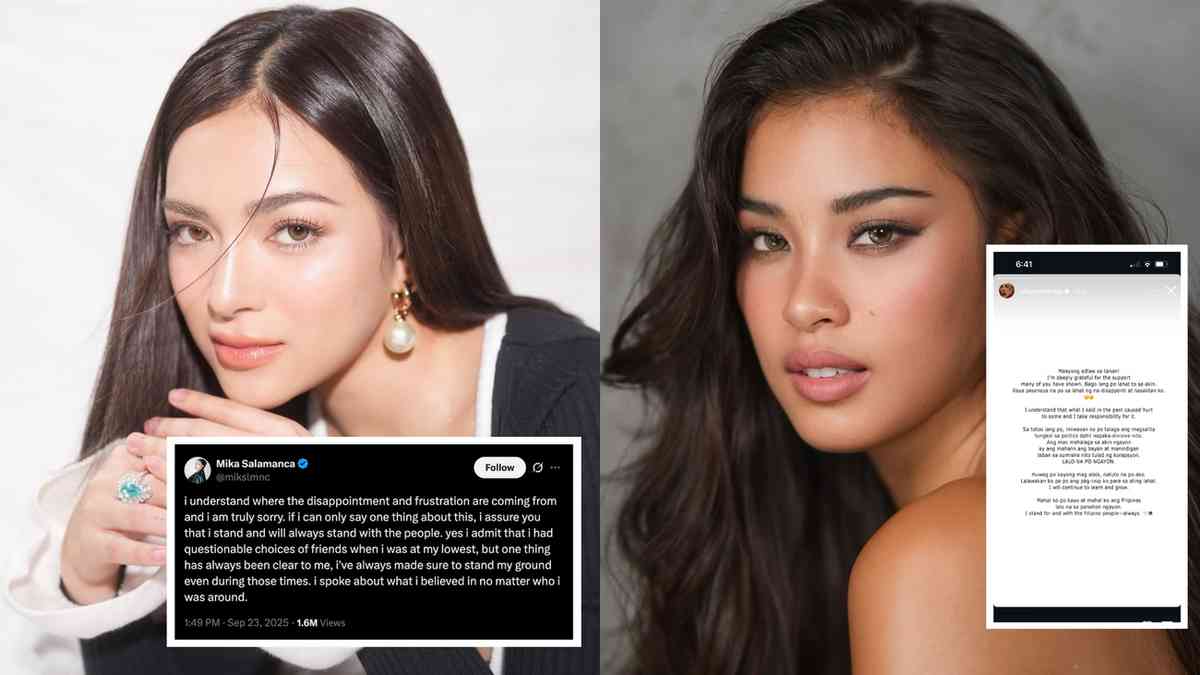 PBB housemates Mika Salamanca, Shuvee Etrata speak out on purported support for Dutertes