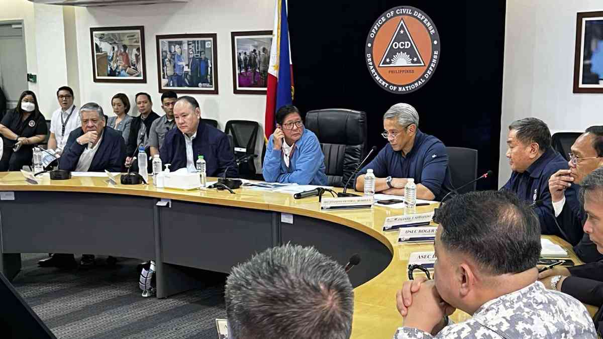 PBBM leads situation briefing for Severe Tropical Storm ‘Opong’