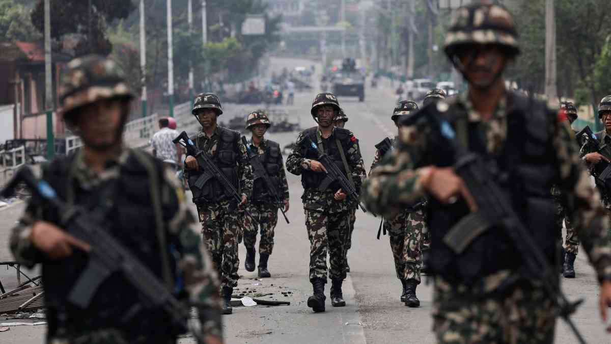 Soldiers guard Nepal's parliament after two days of deadly protests