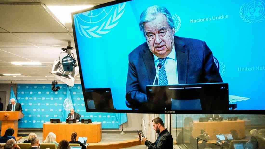 Guterres warns of UN's 'imminent financial collapse'