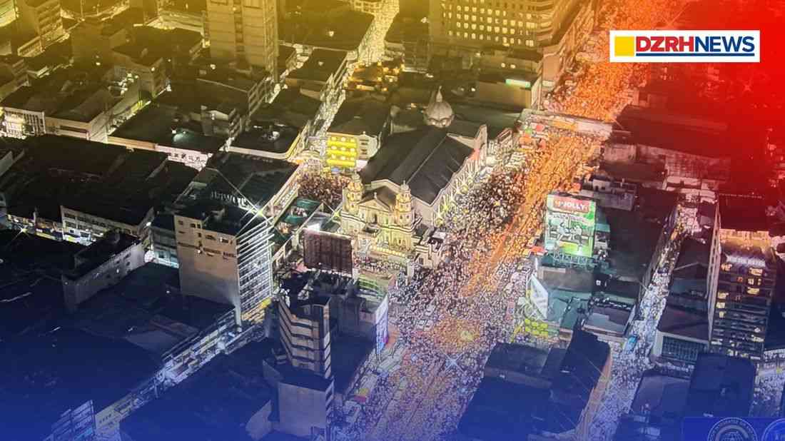 Traslacion 2026 enters 22nd hour as andas lingers along Arlegui Street