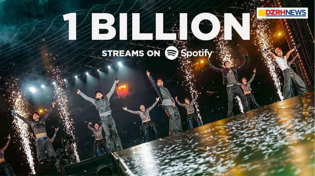 SB19 reaches 1 billion streams on Spotify