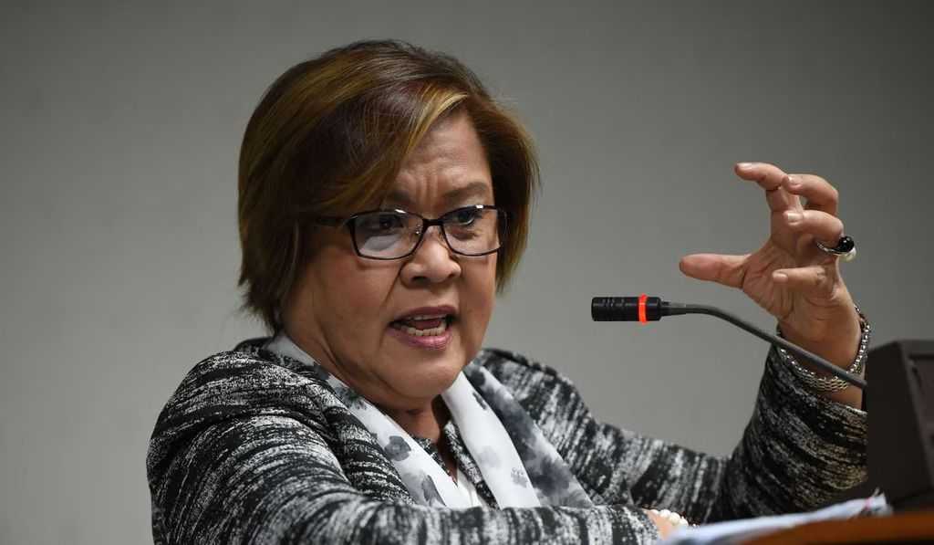 De Lima urges removal of unprogrammed appropriations from 2026 budget
