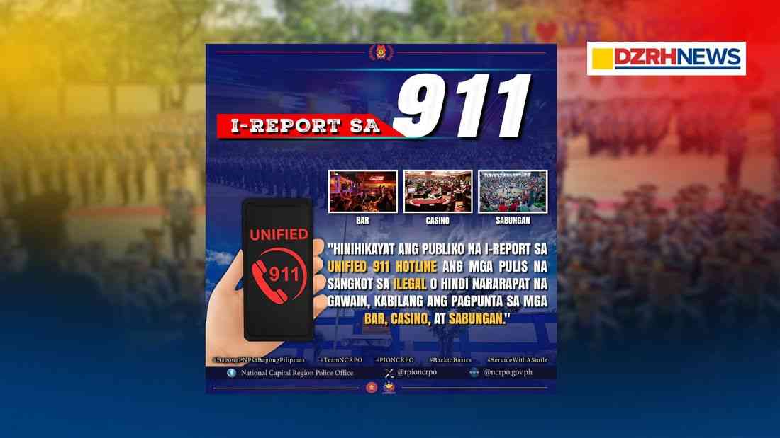 NCRPO bars cops from illegal establishments, warns of charges