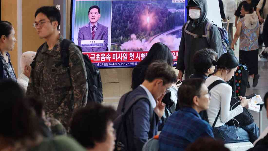 North Korea's Kim showcases missile capable of reaching US as Trump signals possible meeting