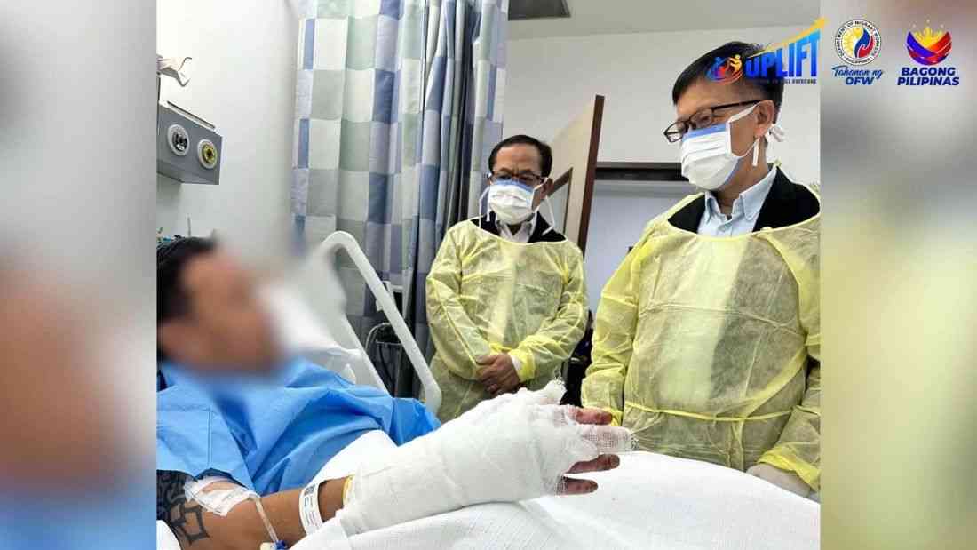 OFW injured in Riyadh attack thanks Marcos gov't for assistance