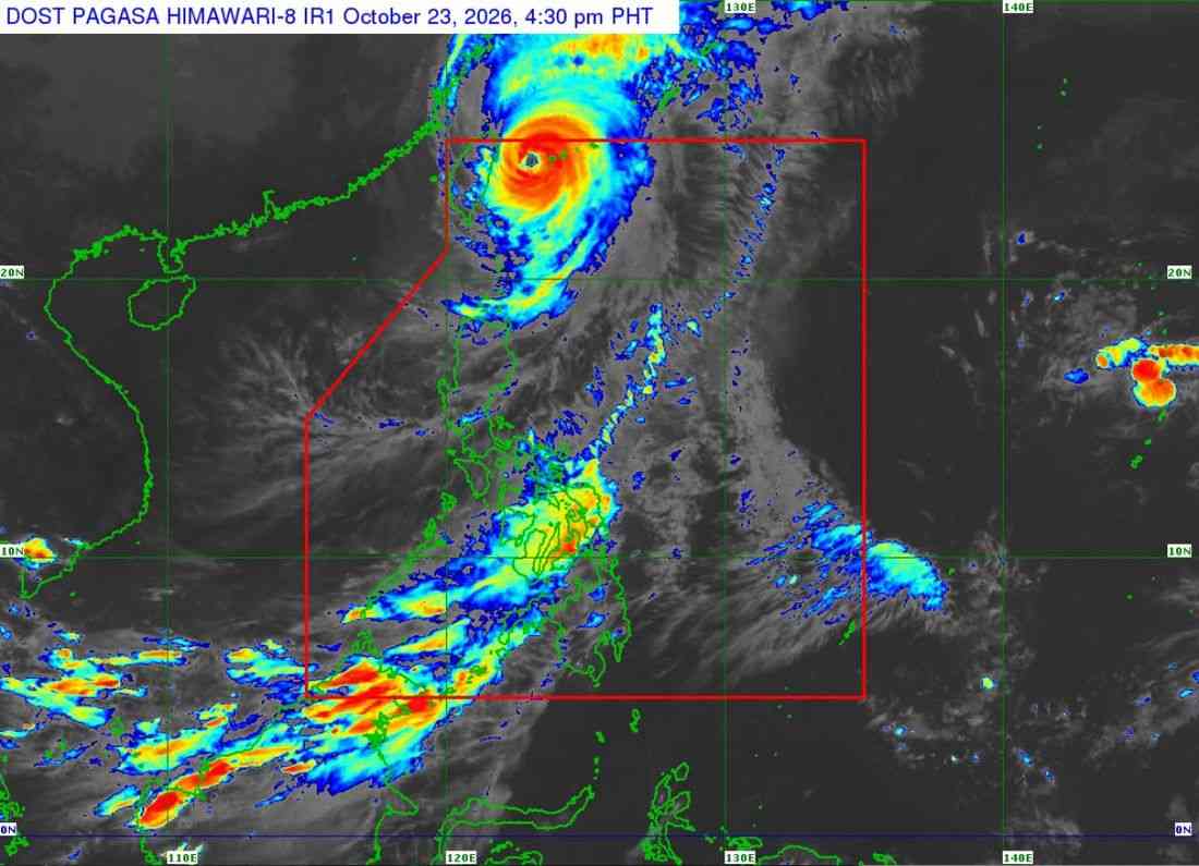 Rosal slightly intensifies; Signals No. 1 and 2 up in parts of Luzon