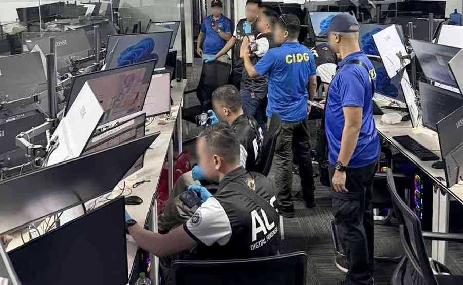 Pogo hub in Makati City raided, 5 women arrested