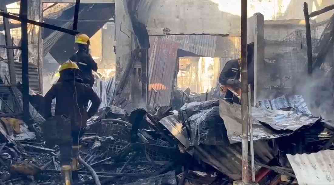 Early morning blaze hits furniture shop in Pasig, fire quickly contained