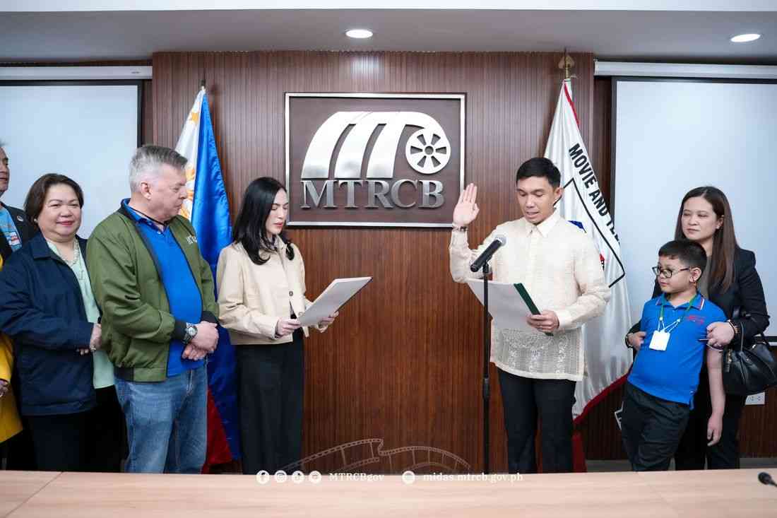 Actor-Lawyer Nico Antonio sworn in as new MTRCB board member
