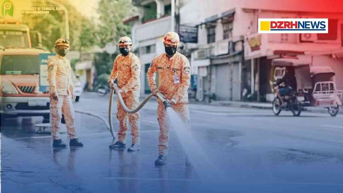 Thick ashfall grounds classes in Camalig, Albay