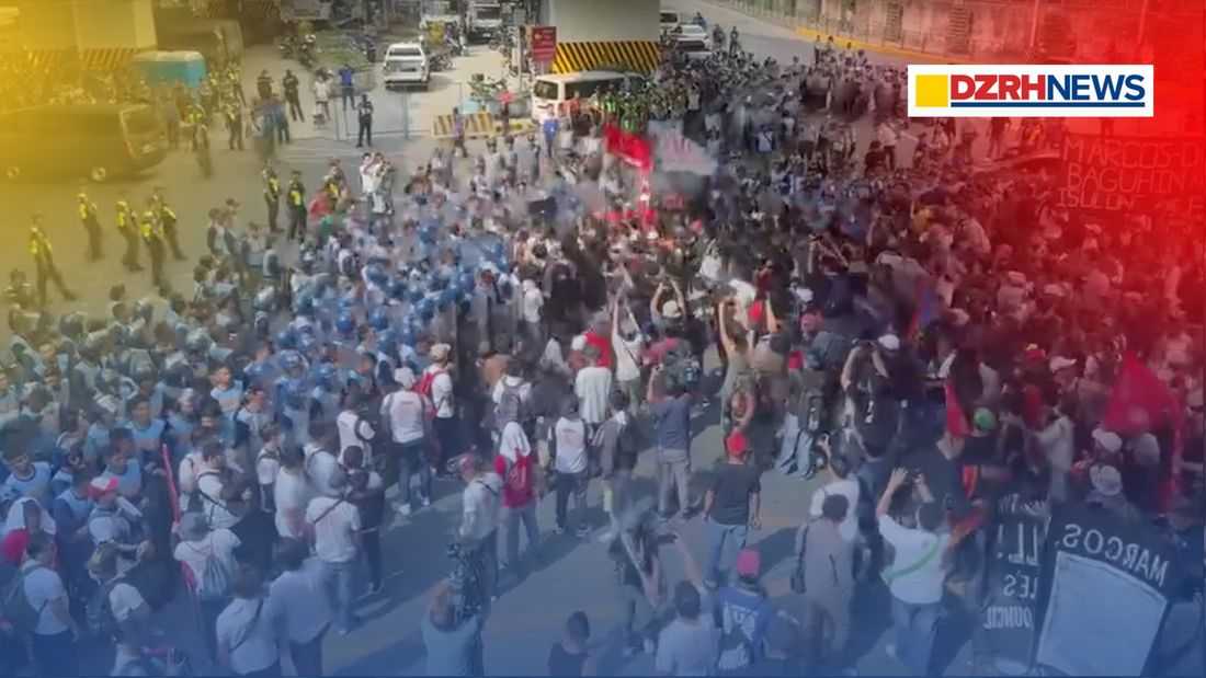EDSA–Ortigas clash ‘isolated,’ says PNP; 2 arrested, 7 cops injured