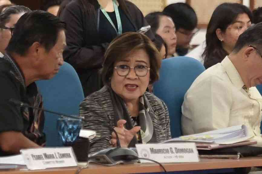 De Lima on Marcoleta's remarks on WPS: 'Disturbing and out of line'