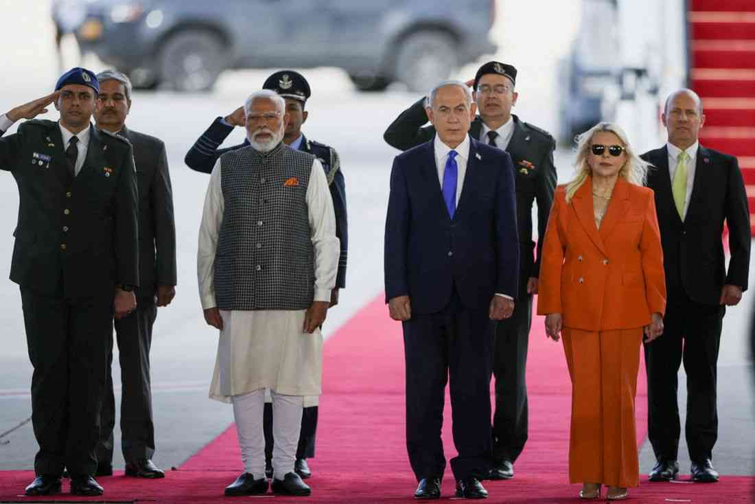 India's Modi visits Israel as US-Iran tensions mount