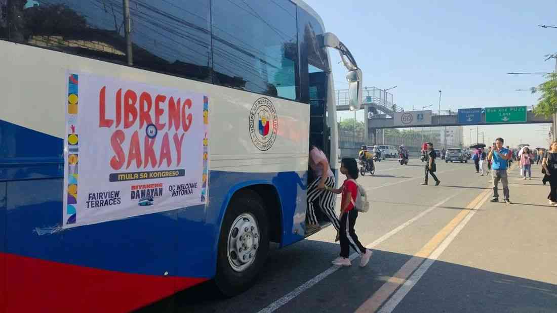 House launches free rides for commuters along Bulacan, QC amid rising fuel costs
