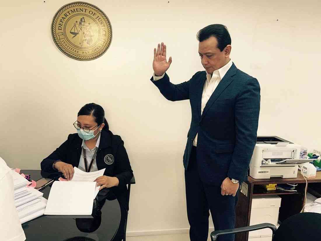 Trillanes files raps vs Baligod, 18 ex-Marines, Defensor, others over ICC bribery claims