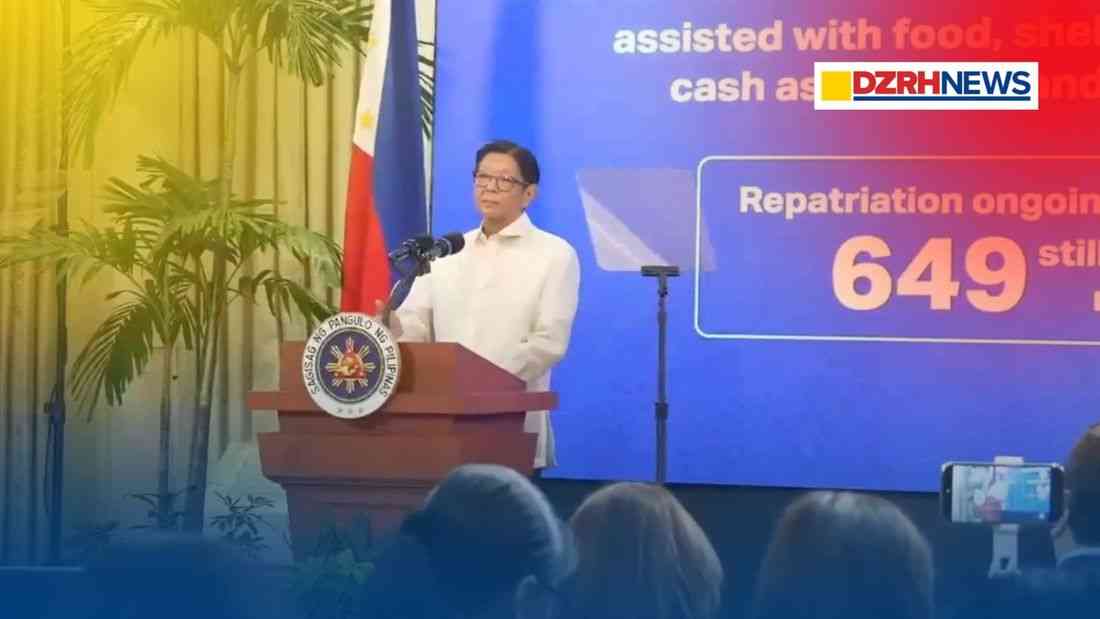 PBBM reports government measures to protect Filipinos amid Middle East crisis