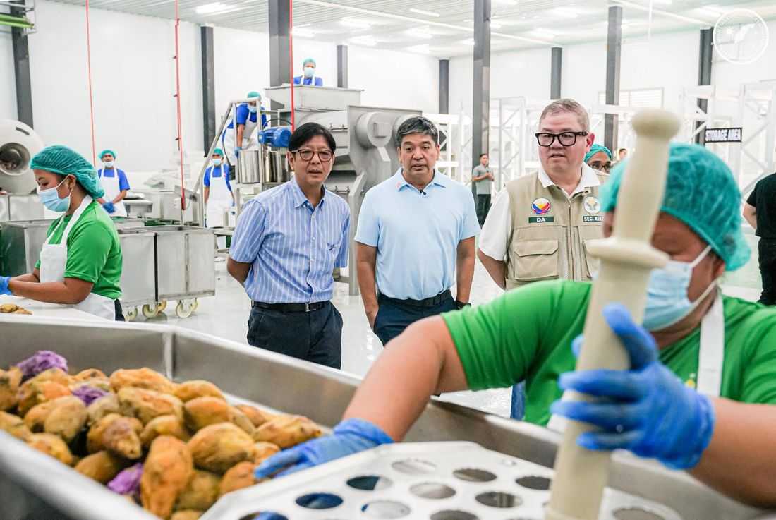 PBBM inspects mega cold storage in Camarines Sur