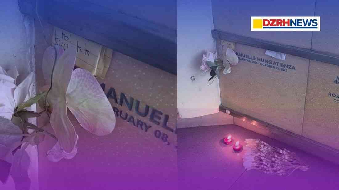 Kim Atienza moved by heartfelt messages left at daughter Emman’s resting place