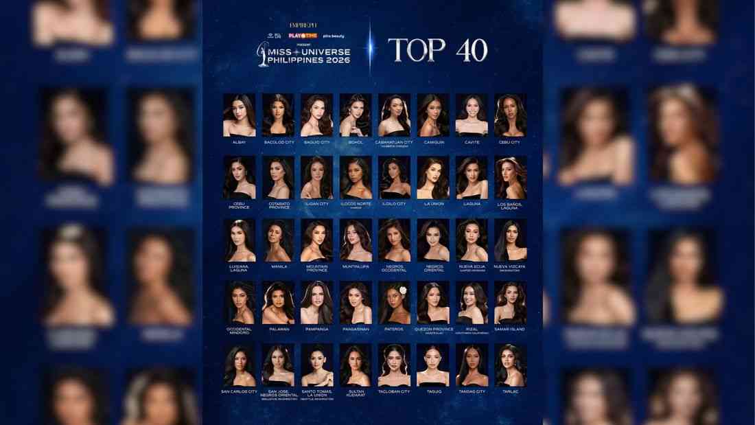 MUPH unveils Top 40 delegates for 2026 pageant