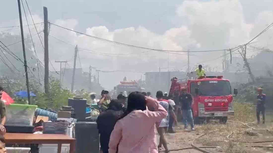 2 injured after fire hits Muntinlupa residential area