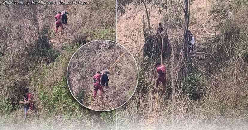Three minors rescued by PNP in Bontoc mountain