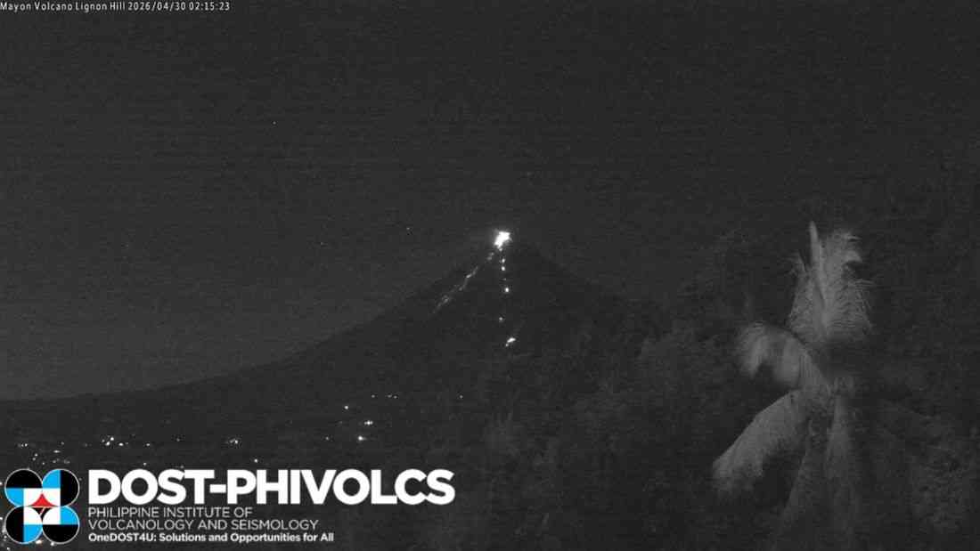 Mayon Volcano effusive eruption reaches day 115