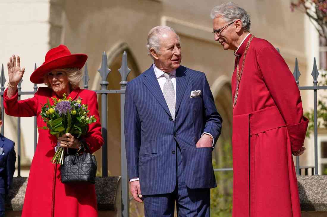 British royals gather for Easter service, with Andrew and his family absent