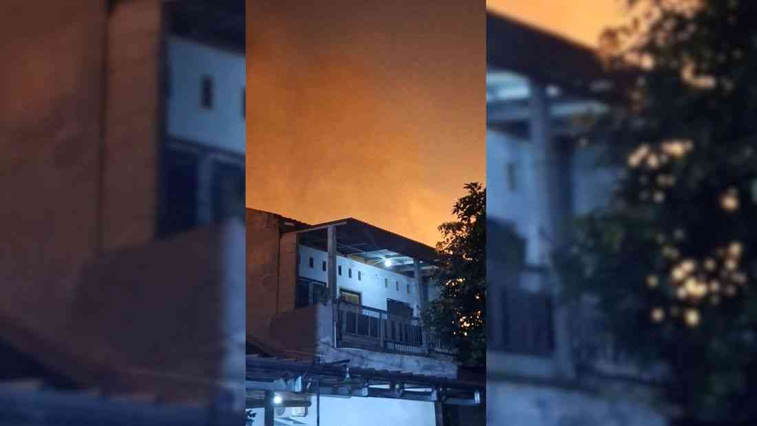 Fire hits LPG station near residential area of Indonesia's Bekasi regency, 12 injured, agency says