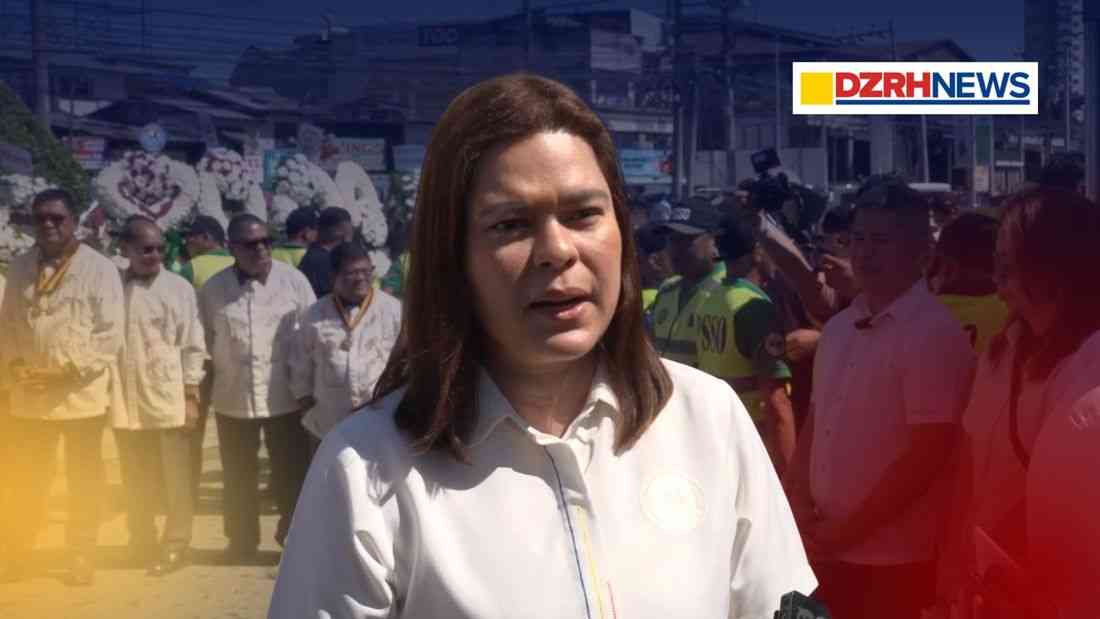 VP Duterte says no final Senate slate yet for 2028 elections, cites political tensions