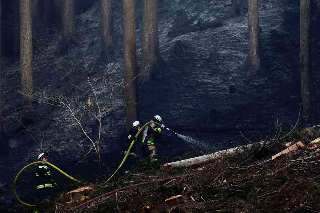 Firefighters in northern Japan struggle to contain blazes as over 3,000 people evacuated