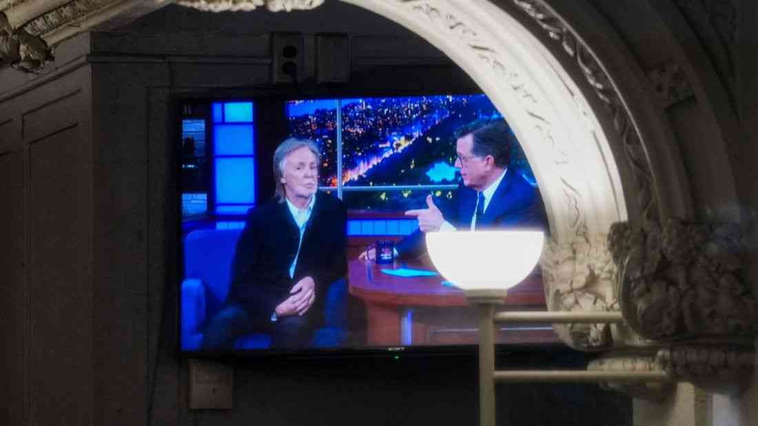 Paul McCartney helps Stephen Colbert say goodbye to 'Late Show'