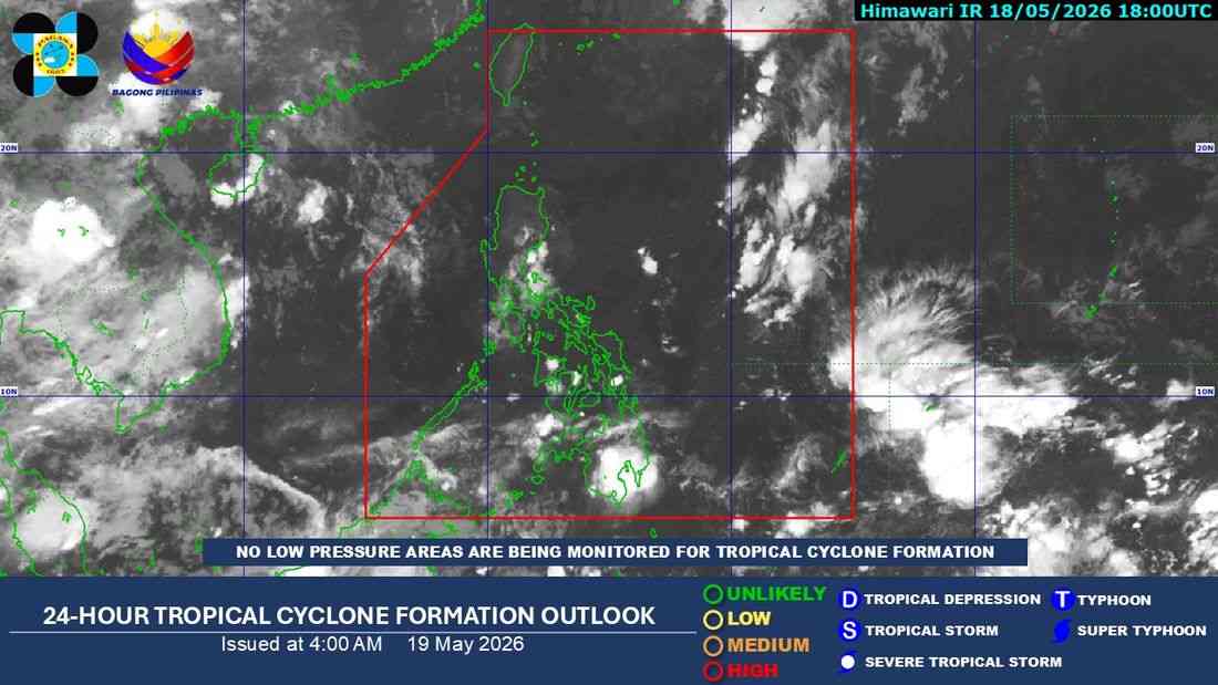 ITCZ continues to bring rains over Mindanao