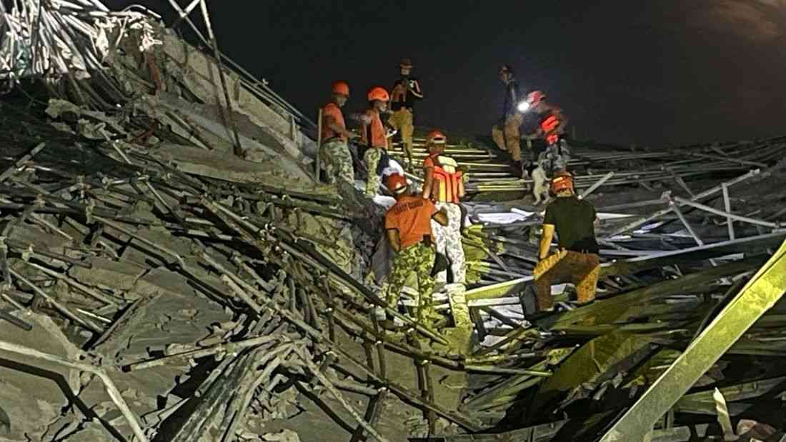 Full-scale search, rescue and retrieval ops ongoing in collapsed Pampanga building – DILG