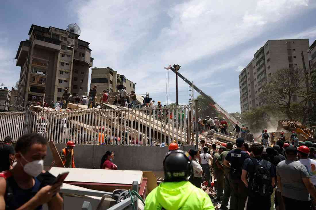 Venezuela races to rescue hundreds trapped in rubble after major twin earthquakes