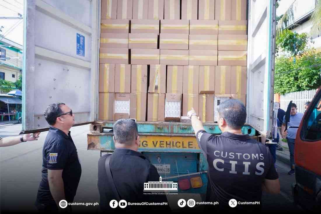₱860-million worth of illicit cigarettes seized in Cebu
