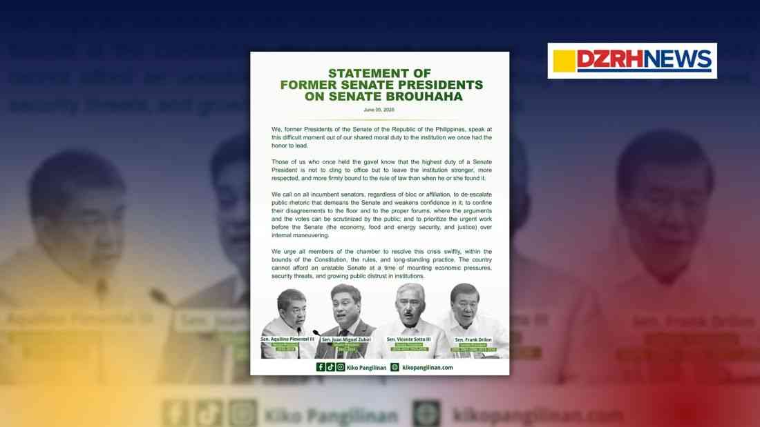 Former SPs issue rare joint appeal amid Senate “brouhaha,” urge unity and decorum