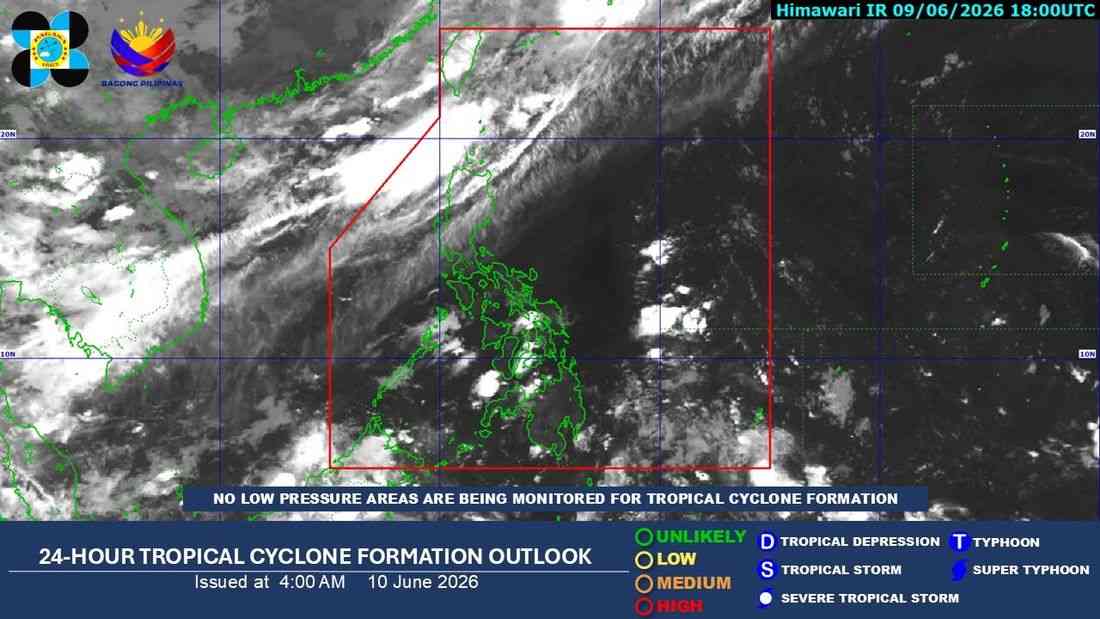 Habagat brings rains over parts of Northern Luzon