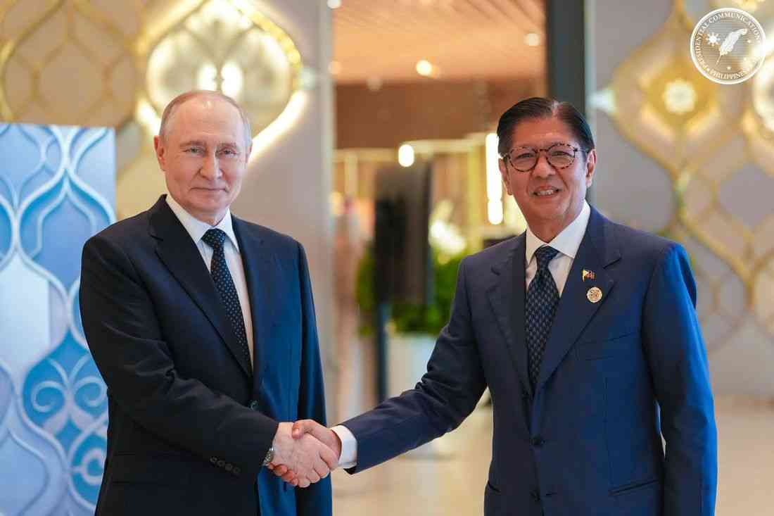 Marcos, Putin push to boost PH-Russia ties in energy, food security
