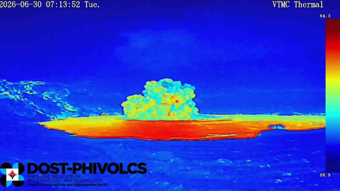 Minor eruptions observed at Taal main crater; Alert Level 1 remains