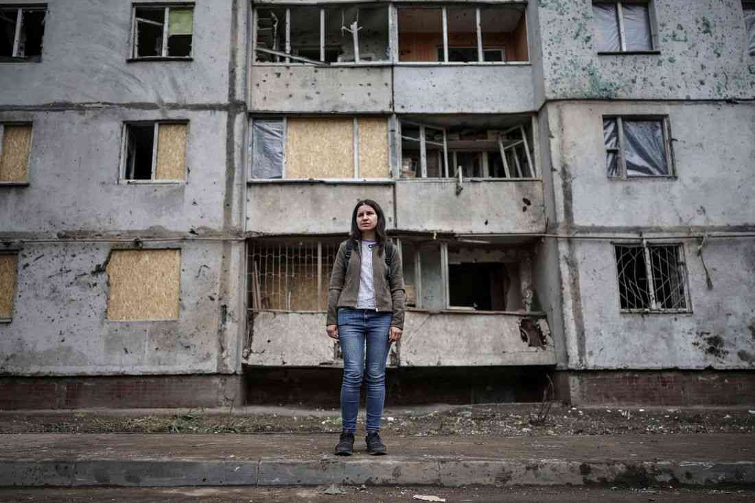 After narrow escape, air raid sirens spark panic for a Kyiv child