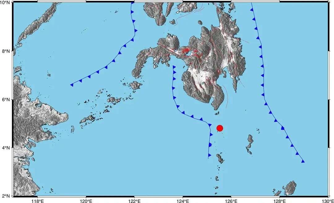 Magnitude 4.9 earthquake shakes Balut Island in Davao Occidental